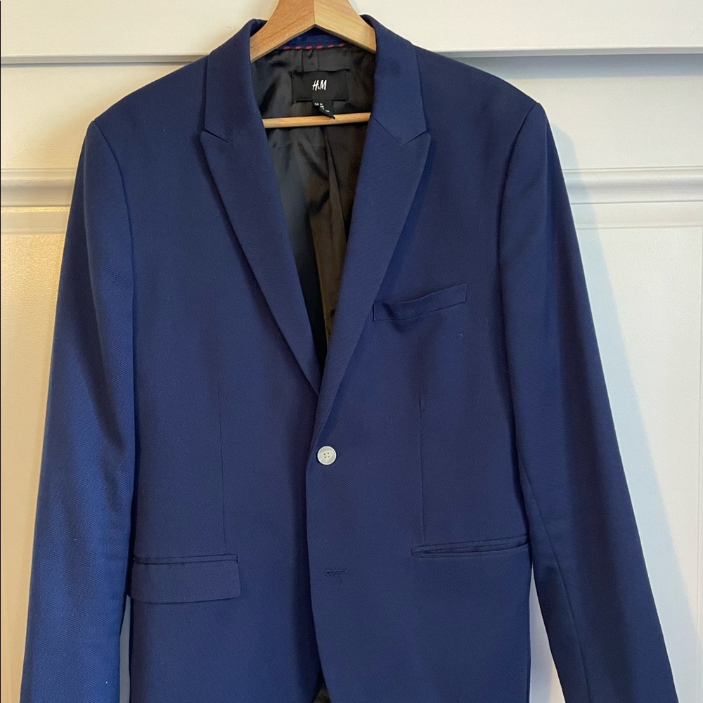 H&M slim fit Blue Size US 44R sports jacket